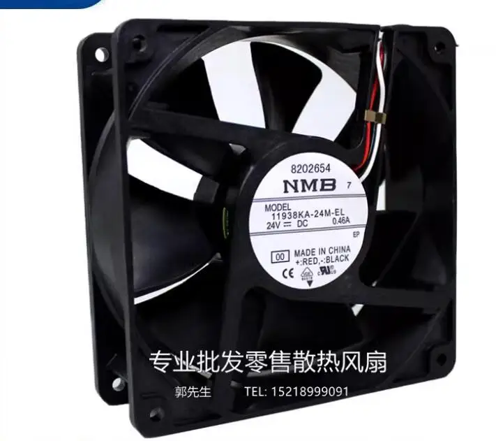 

Ltsf For NMB 11938KA-24M-EL DC 24V 0.46A 120x120x38mm 3-Wire Server Cooling Fan 12cm