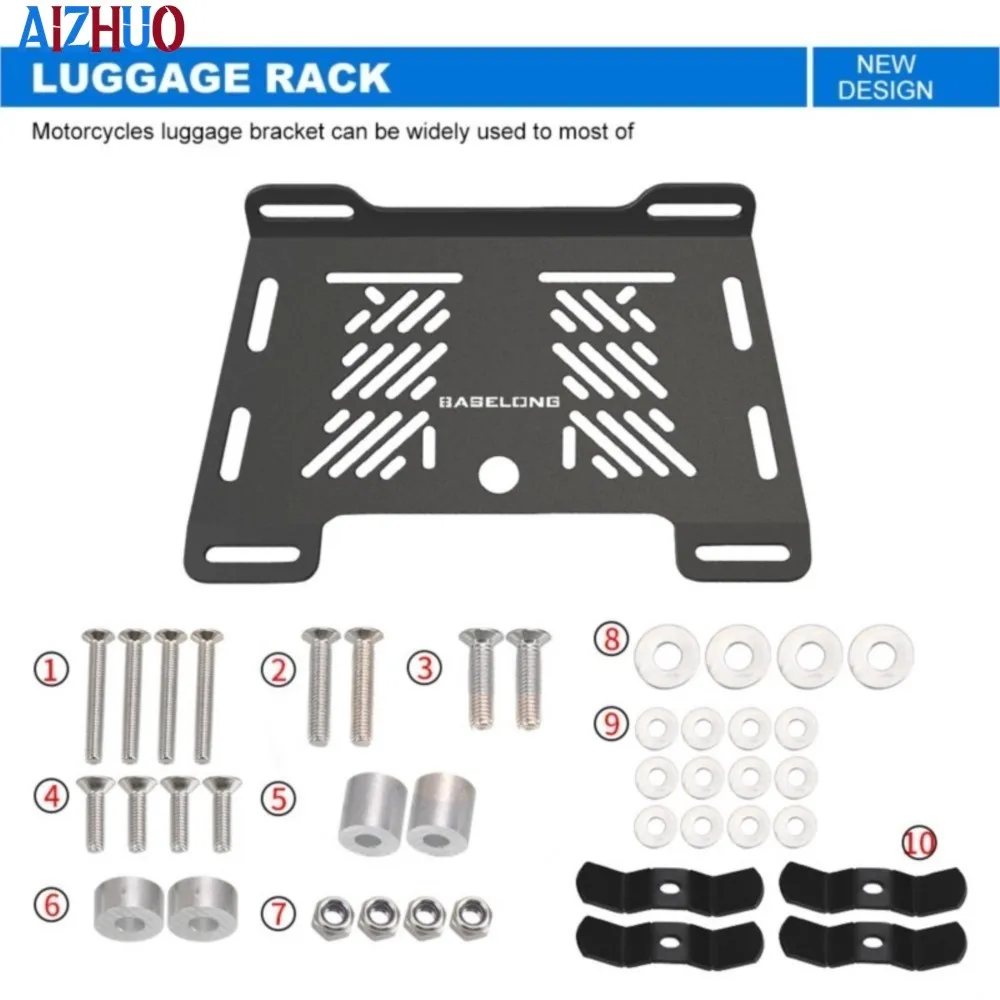 FOR Loncin VOGE 300 RALLY 300 GY 300RALLY 300GY 2024 25 Luggage Bracket Rails Tail Rack Motorcycle Rear Enlargement Rack Carrier