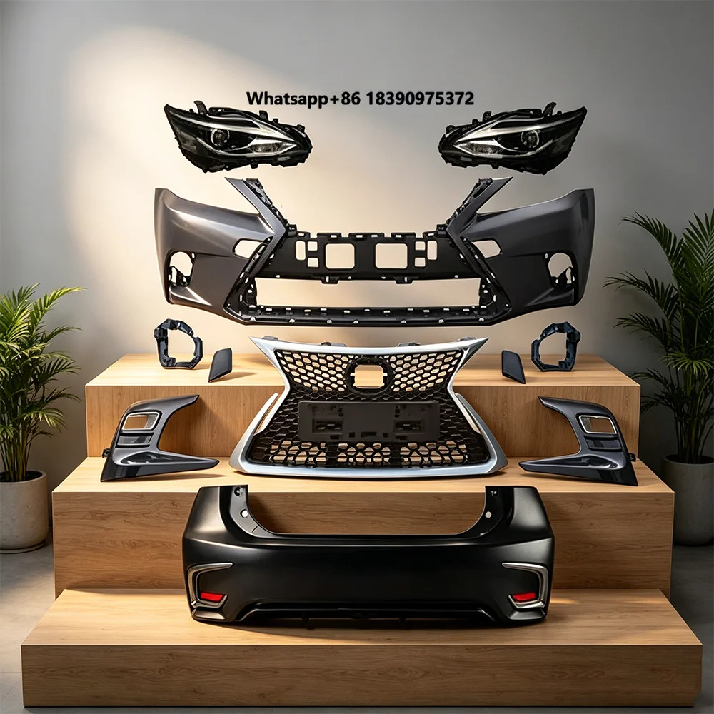 2012-2016 Ct200 Upgrade to 2017 Oem Style Bodykit Front Rear Bumper Headlight Grille Assembly Kit