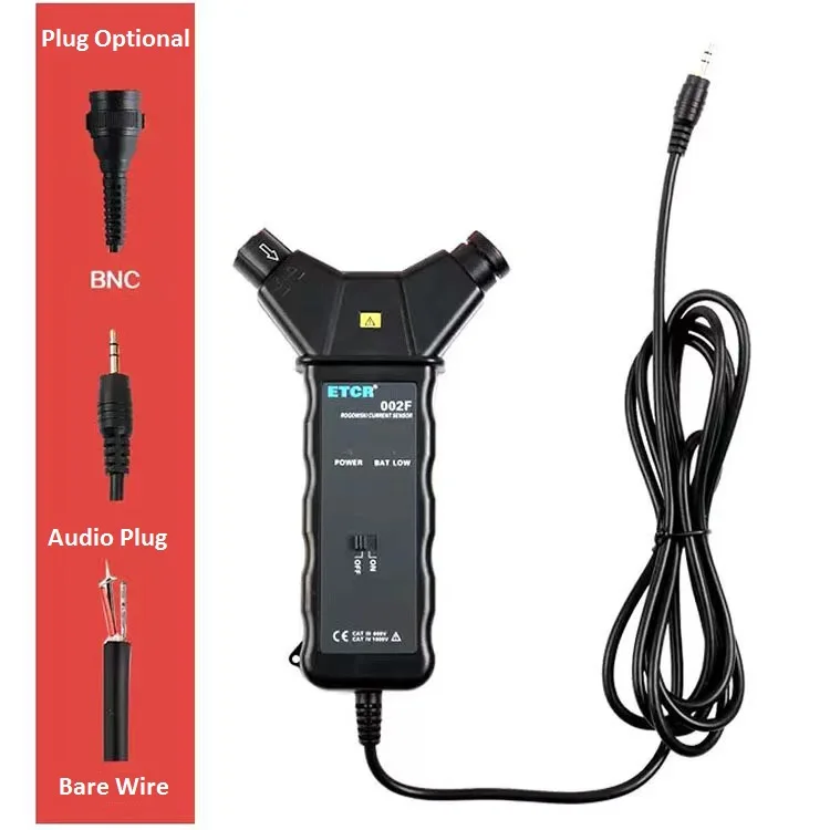 

ETCR002F Integral Type Integrator For Equipping with Various Flexible Coil with Coil thickness Φ7.5mm AC 0A~3000A/6000/10000A