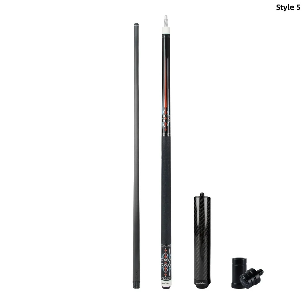 David Loman 58inch Pro-taper Carbon Fiber Billiard Pool Cue Stick 10.5/11.5/12.5mm