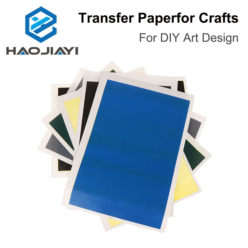 HAOJIAYI 5/10PCS 39*27cm Laser Engraving Transfer Paper Crafts Color Marking DIY Art Design for Laser Engraving Marking Machine