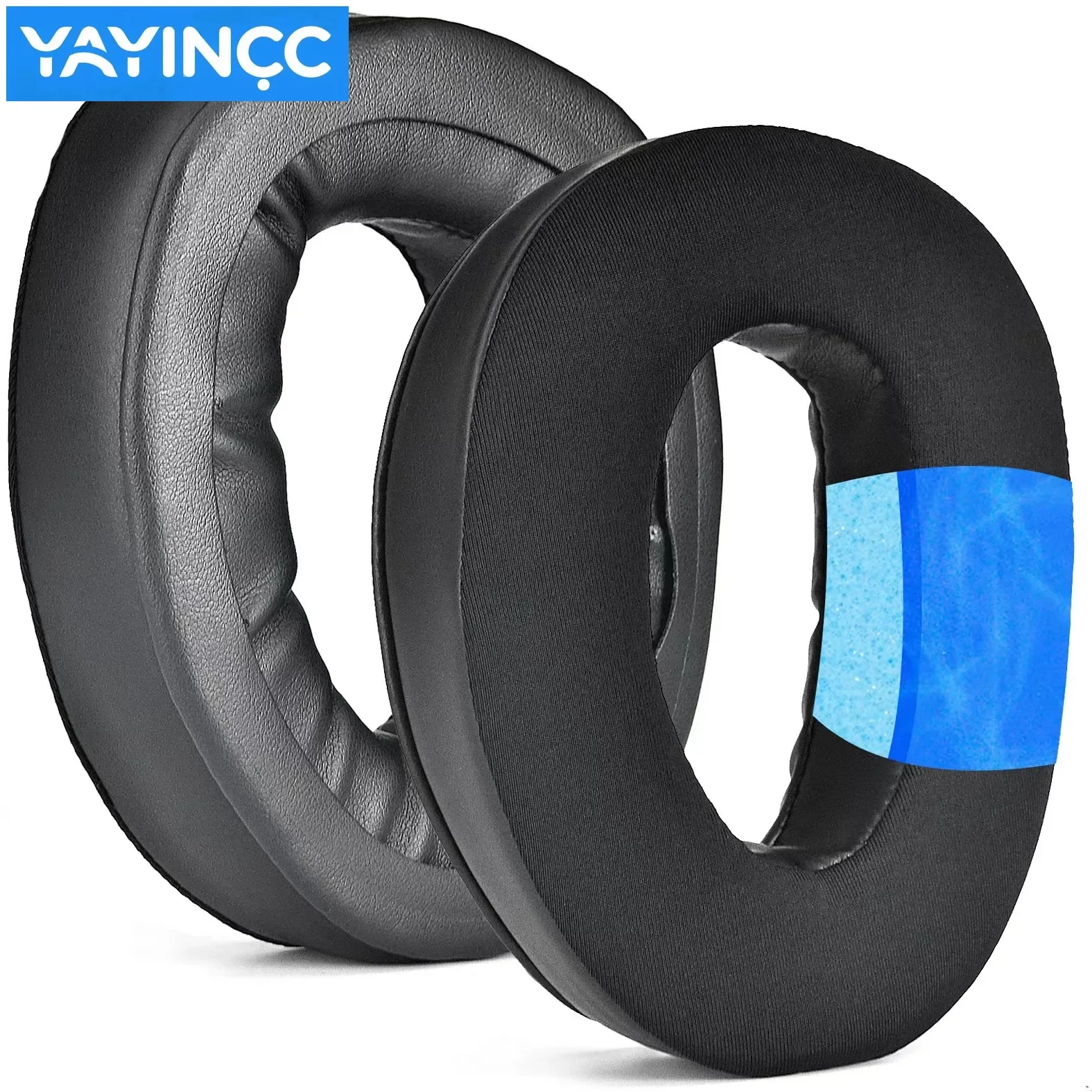 YAYINCC アップグレード冷却ジェルイヤーパッドゼンハイザー GSP300/301/302/303/350/370 ヘッドフォン耳カバーイヤーマフ耳枕イヤーパッド