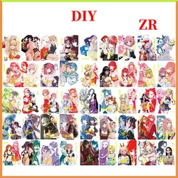 Anime Goddess Story DIY ACG Laser ZR Flash Card Makima Tokisaki Kurumi Marnie Toys for boys carte da collezione regalo di compleanno