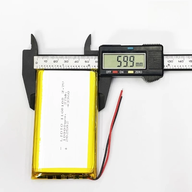 جديد 1160100 3. بطاريات Li-po القابلة لإعادة الشحن 7 فولت 10000 مللي أمبير في الساعة للكمبيوتر اللوحي باور بانك MP4 بطارية بديلة الحجم: 11 * 60 * 100 مم #4