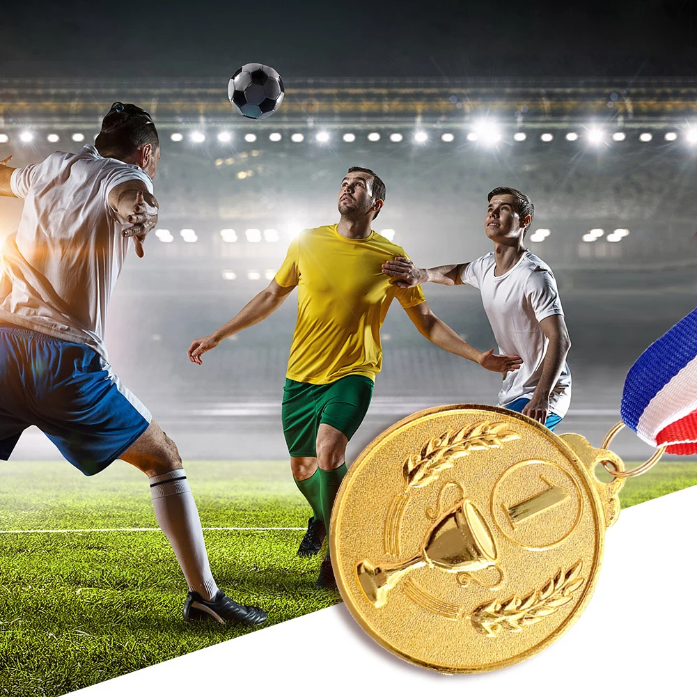 Trophy Children Sports Game Prize Awards Gold Silver Bronze Medal Winner Reward for Championship Cheerleading Sports Competition