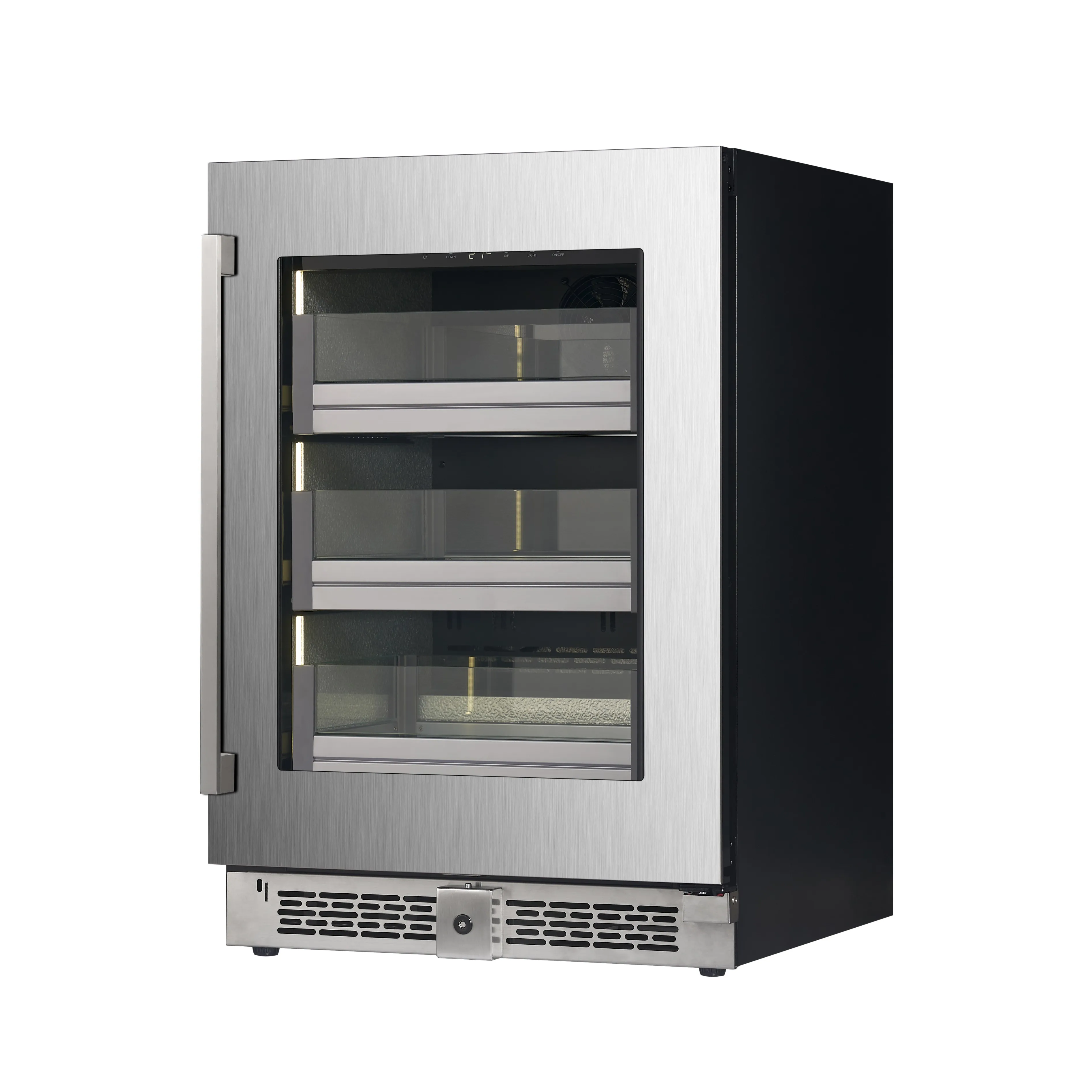 Outdoor Commercial Refrigeration ManufacturerOutdoor Beverage Cooler  Built in Freezer  NE-352-P