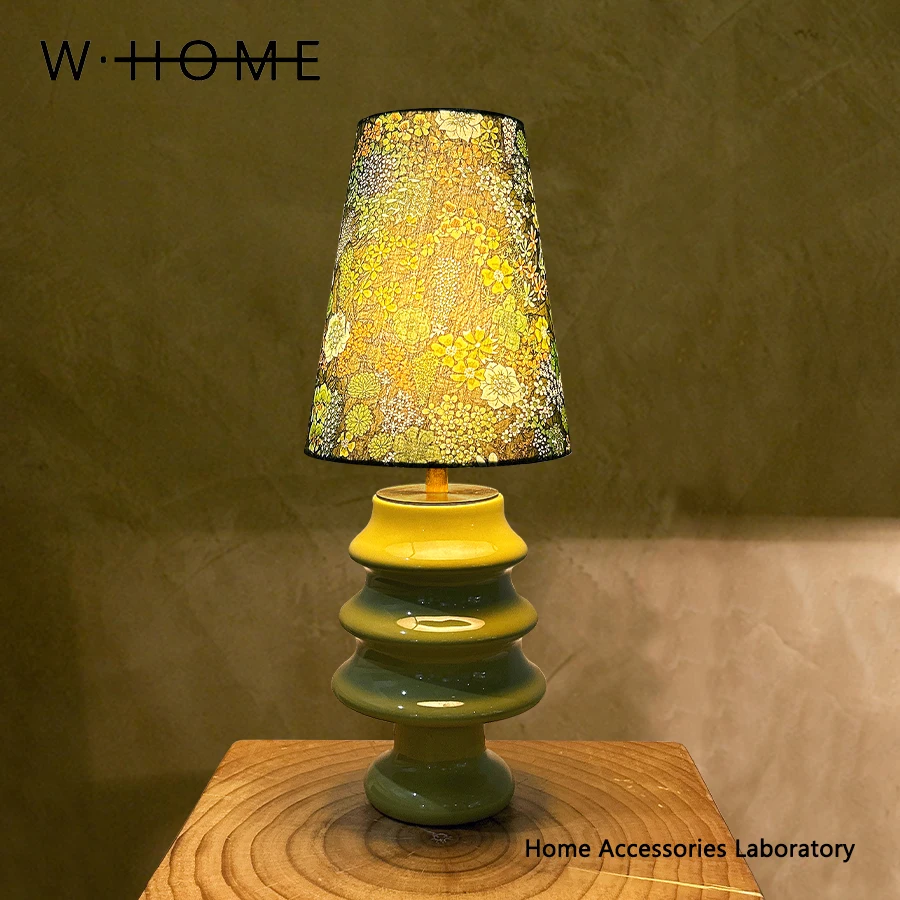 Christmas Tree Fabric Desk Lamp Imported Liberty Fabric Creative Vintage Atmosphere Lamp Gift Lamp
