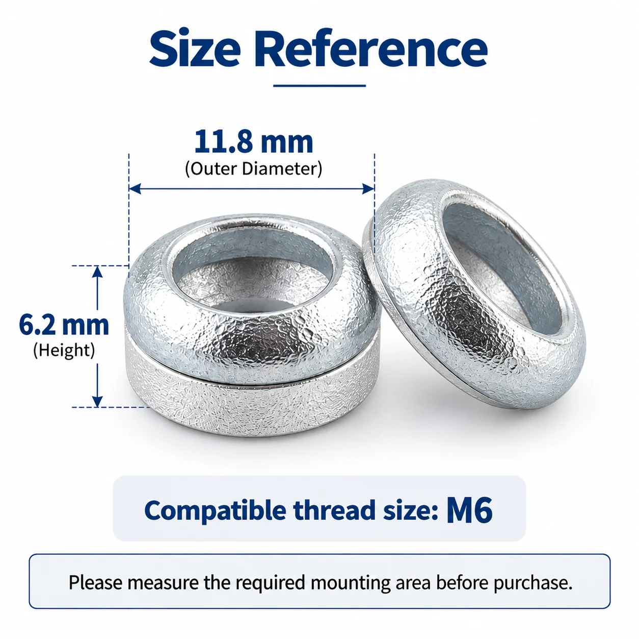 10~100sets Bicycle Disc Brake Caliper Mount Adapter Washer Concave Convex Washer Spacer Bike Brake Adaptor M6 Blot Gasket Ring