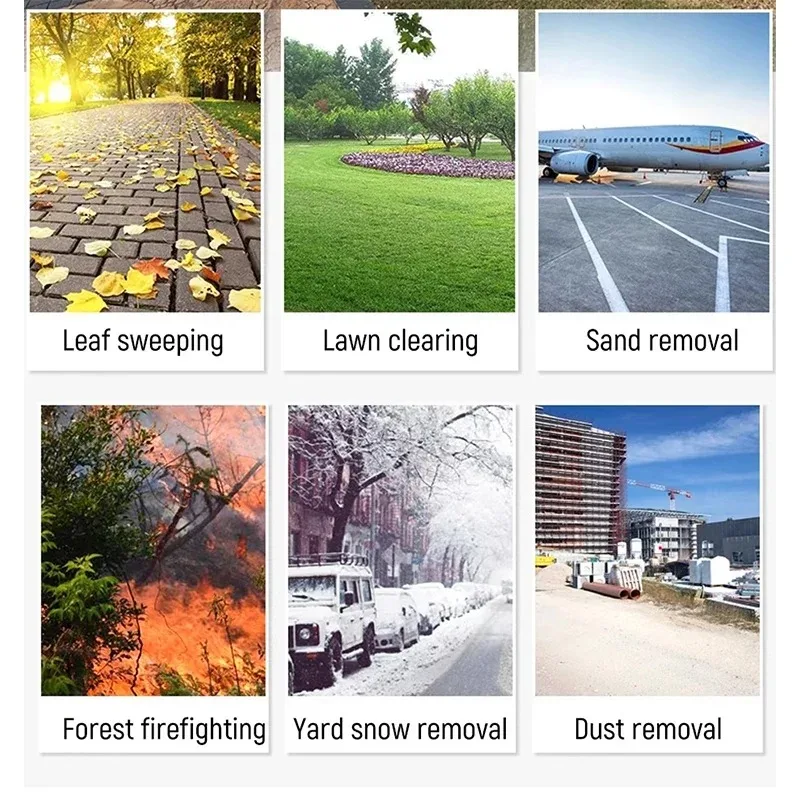 

2-stroke Backpack Petrol Gas Snow Blower Petrol Leaf Blower for Driveway and Garden Gas Blower Fan