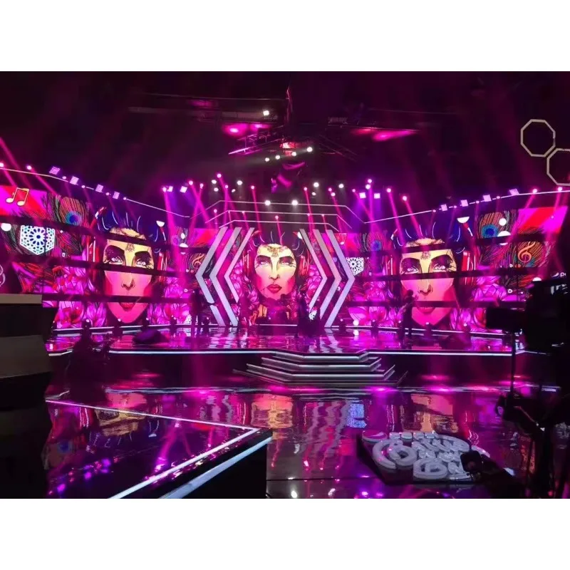 Full Color Indoor LED Video Wall, P3.91 High Definition Custom Stage LED Screen for Church and Large Events