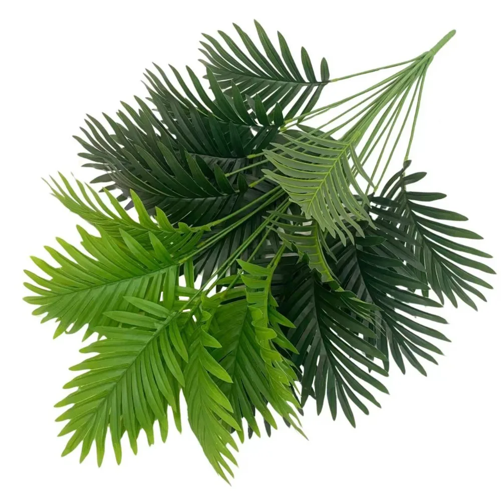 70–120 cm großer künstlicher Palme, tropische grüne Blätter, künstliche Pflanzen, Kunststoff-Monstera-Kunstbaumzweig für Zuhause, Küche, Dekoration – Detail 14