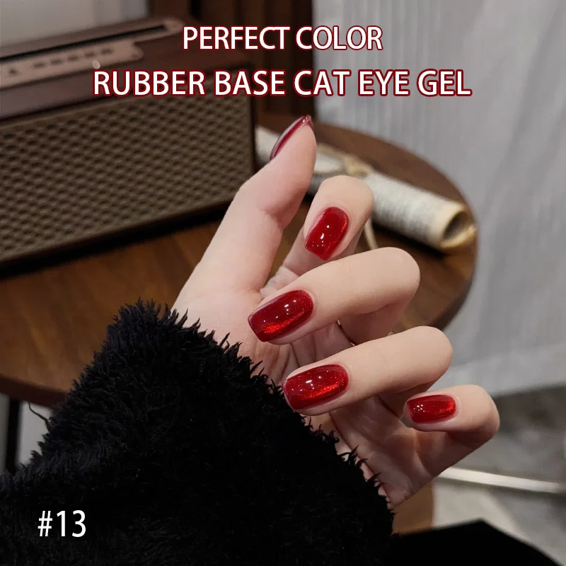PERFECT COLOR 1 Stück Katzenauge-Gel-Nagellack Magnetischer Gel-Nagellack Rosa Gel-Nagellack UV-Gel Nagelkunst