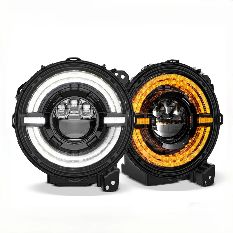 

DOTStyle9Inch headlights are suitable forJL2018+Jeep Wrangler 9InchLEDModified Integrated High and Low Beam