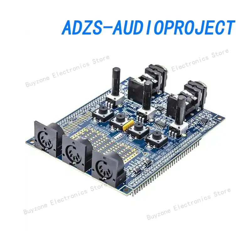 ADZS-AUDIOPROJECT Audio project FIN/ expansion board, ADSP-SC589 SHARC audio DSP module.