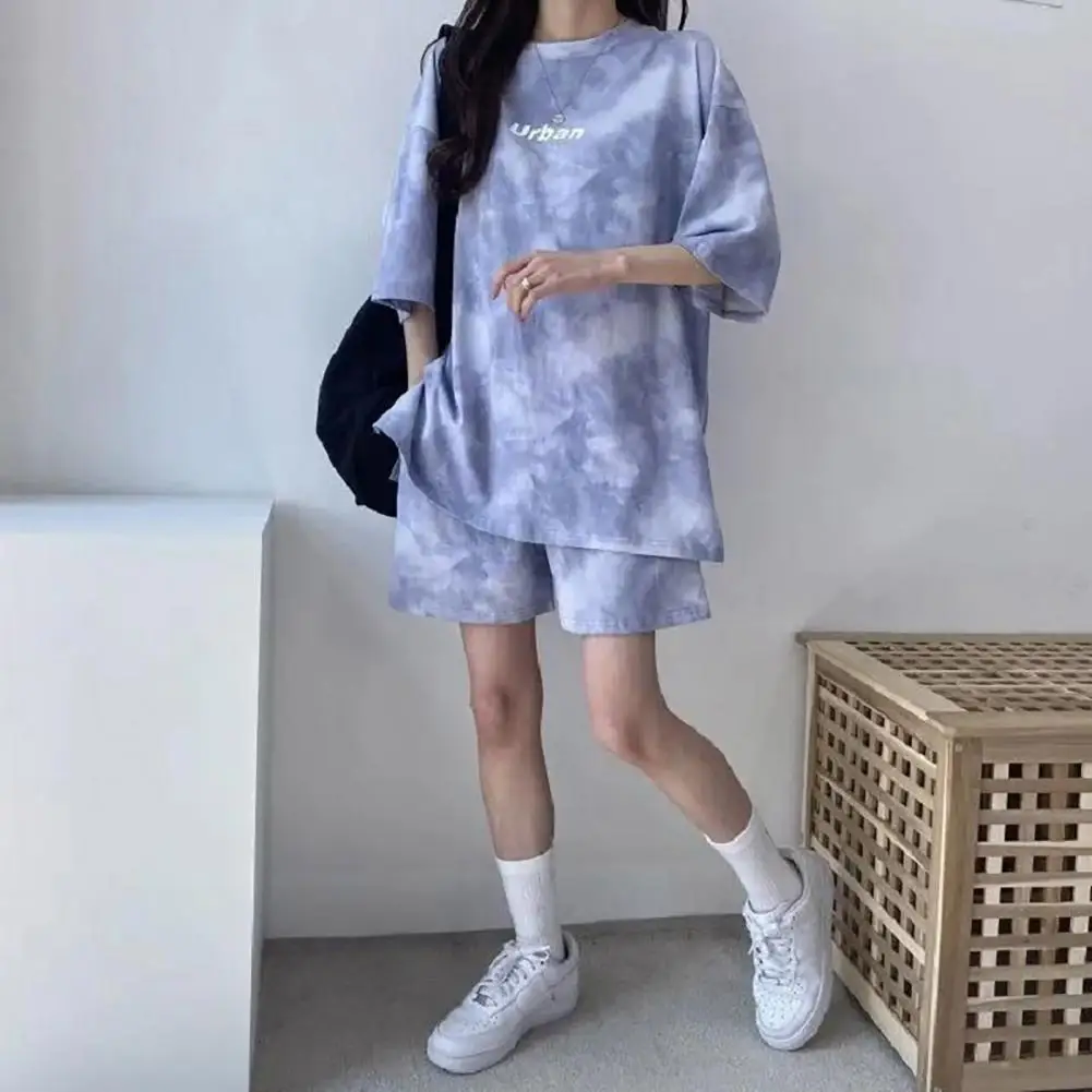 Summer Casual Sport Suits Short Sets Oversized T Shirt Women Clothing Tracksuit Woman Two Piece Sets Womens Outifits Streetwear