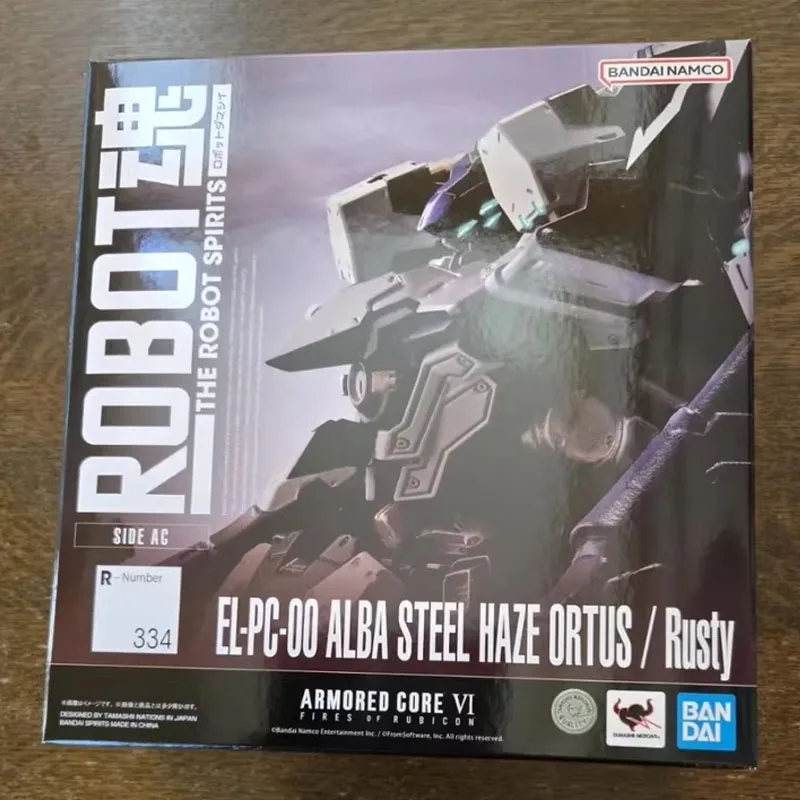 Bandai Echt DE ROBOT SPIRITS 334 GEPANTSERDE CORE VI EL-PC-00 ALBA STAAL HAZE ORTUS/Roestige Anime Action Figure Model Speelgoed gift
