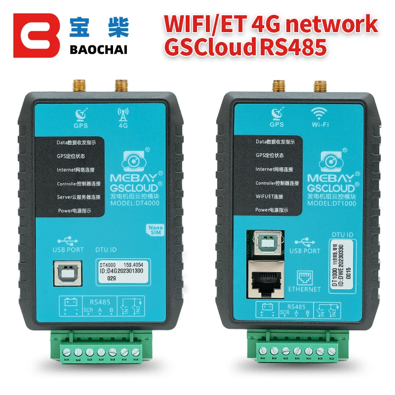 Mebay-controle Remoto Genconjunto Controller Wifi et Módulo 4g Nuvem Dt1000 Dt4000