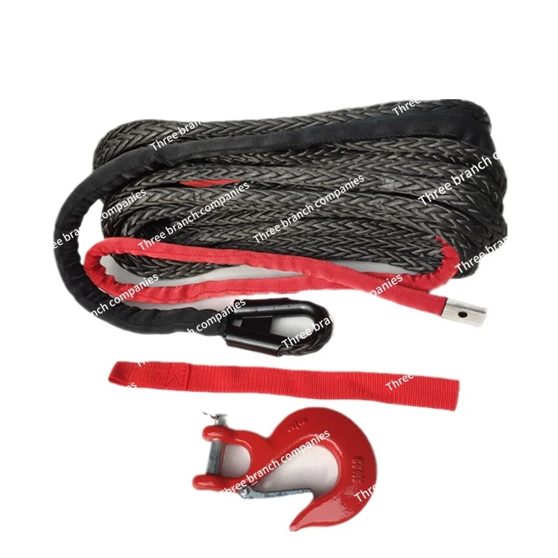 New Winch Rope Trailer Rope Off-road Vehicle Modified Nylon Rope Ultra-high Molecular Fiber Electric 12,000 Pounds