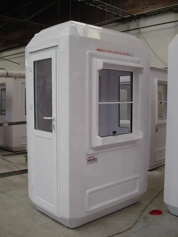 Single Person Fiberglass Cabin 100x150xh240, Lightweight Outdoor Security Booth, ISO9001 CE, AliExpress Hot Sale