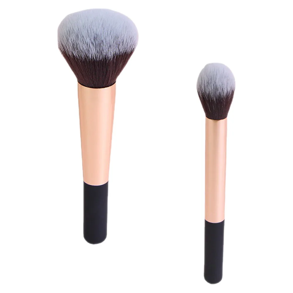 

2 Pcs Powder Blush Makeup Brush Set Highlighter Brushes for Women Detail Powdery