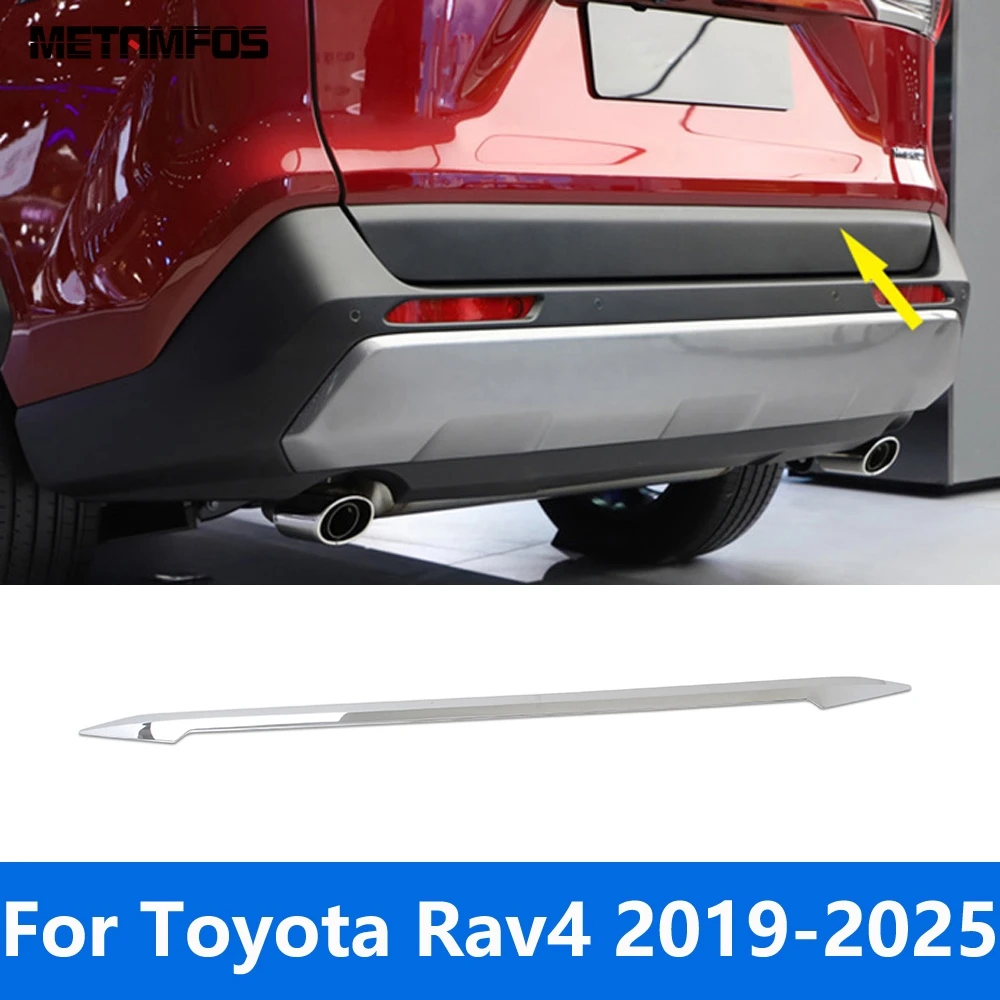 

Rear Trunk Lid Tailgate Door Boot Molding Trim For Toyota Rav4 Rav 4 2019-2022 2023 2024 2025 Chrome Accessories Car Styling