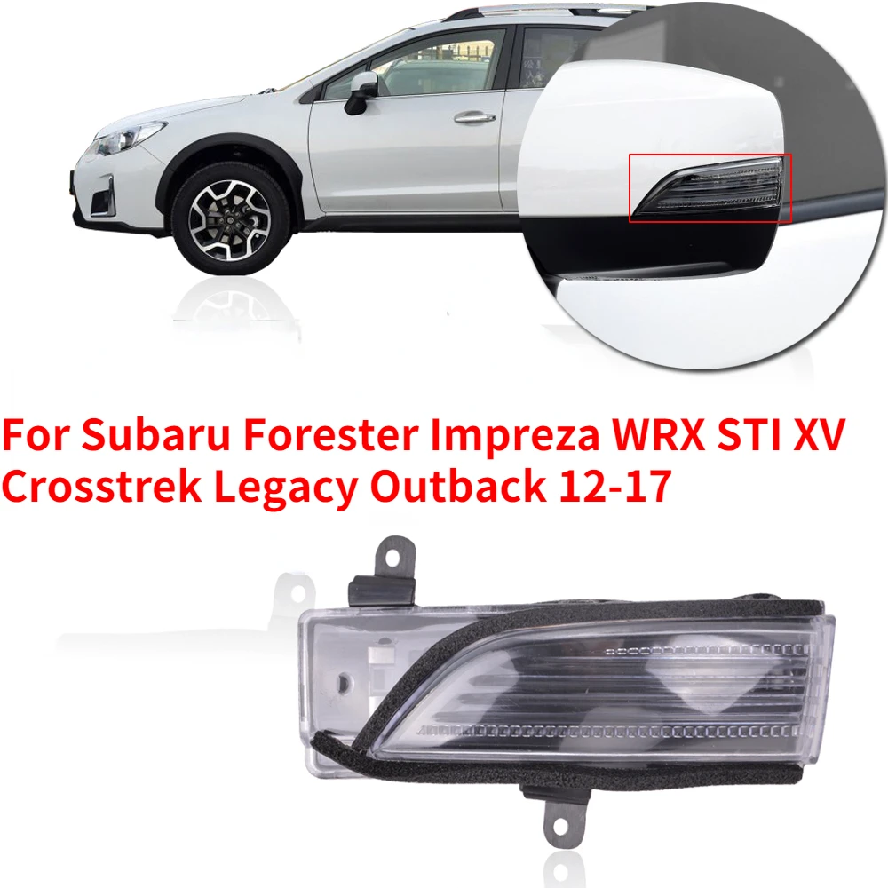 Kamshing For Subaru Forester Impreza WRX STI XV Crosstrek Legacy Outback 12-17 LED Turn Indicator Signal Lamp Turn Signal Light