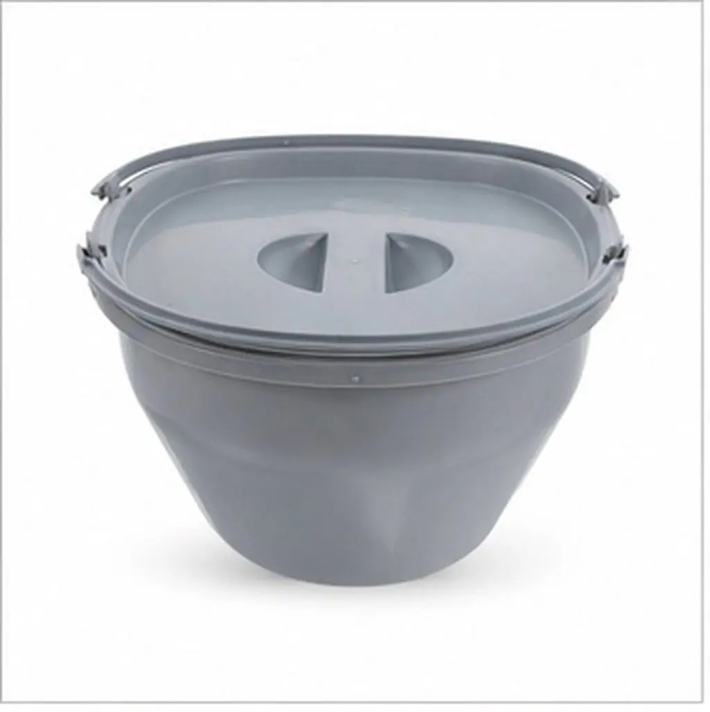 Portable Toilet Seat Inner Liner for Elderly Removable Commode Seat Stable Comfortable for Bedroom Living Room Hospital Nursing