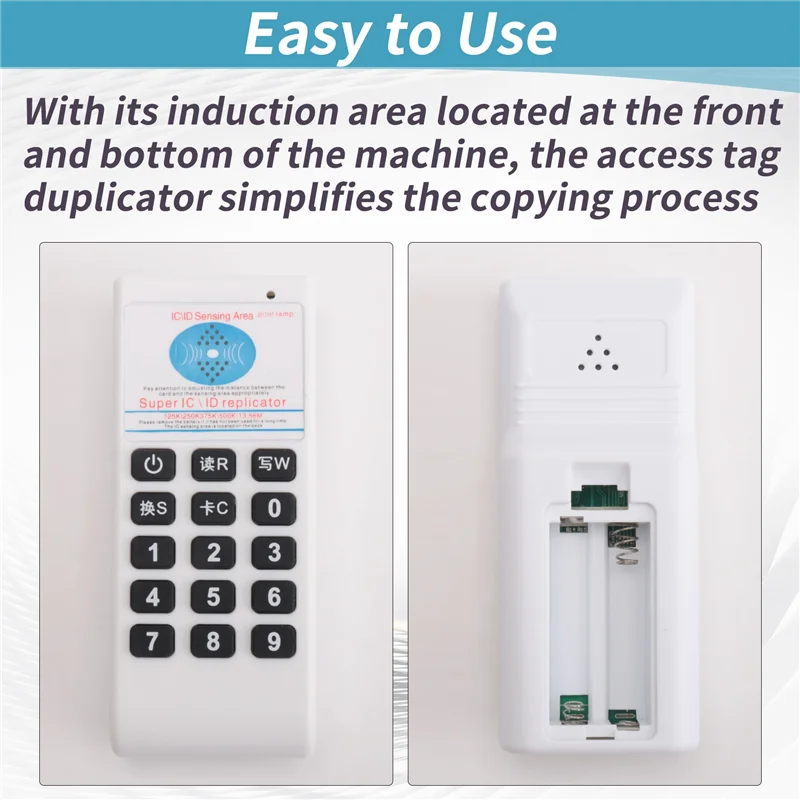 

B29C-RFID NFC IC Card Reader & Writer +5XT5577 Keychain 125Khz-13.56MHZ Duplicator RFID Smart Card Reader IC ID Duplicator