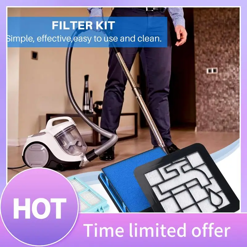 Набор из 2 фильтров A11R для пылесосов Powerpro Compact FC9331 FC9332 FC8010 Набор из 2 фильтров A11R для пылесосов Powerpro Compact FC9331 FC9332 FC8010