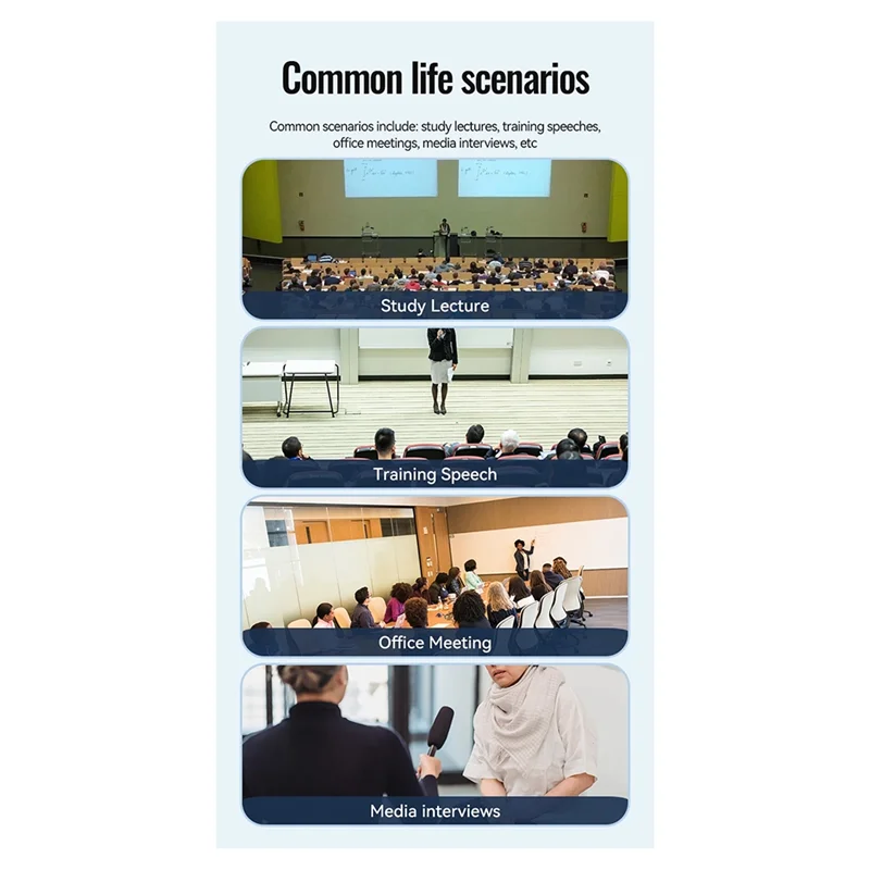 AB53 AI Voice Recorder GPT Intelligence APP Control Real Time Transcription/Summary Recording Audio Mind Map