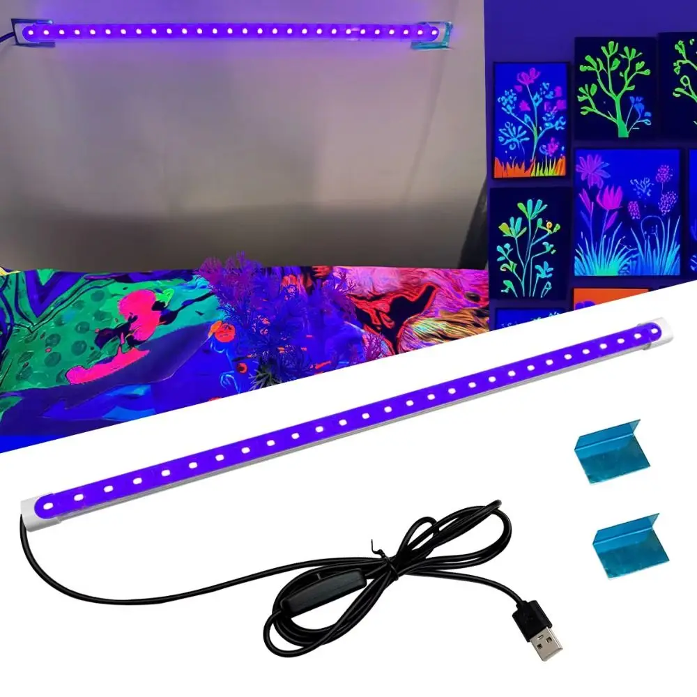LED Light UV Black Light Waterproof Multi-Functional Ultraviolet Lamp Floodlight Ambient Flood Light Fluorescent Light