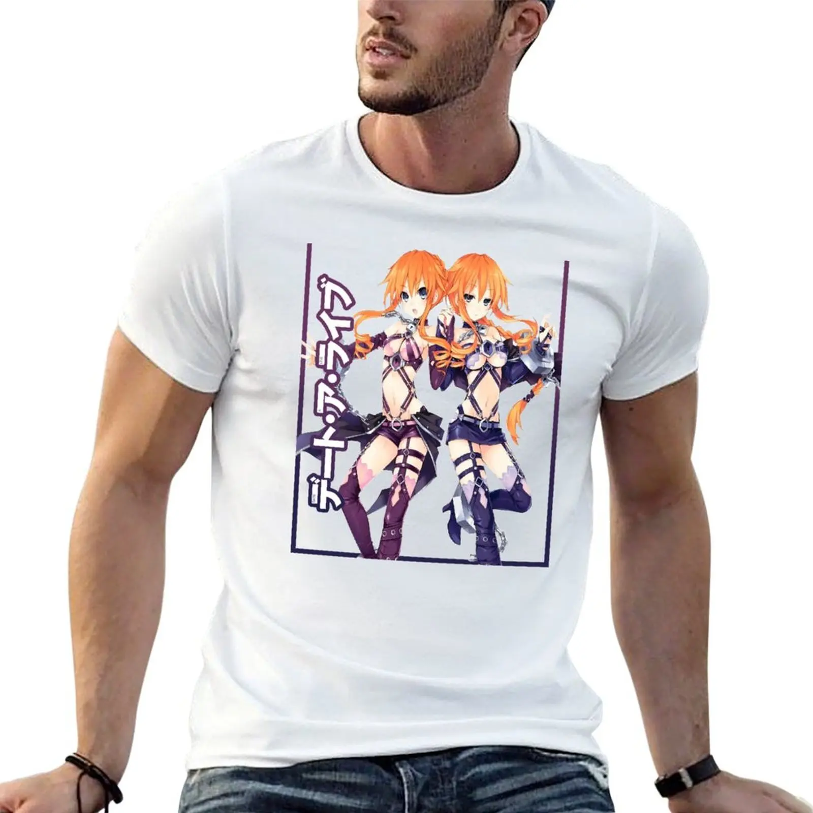 

Kaguya and Yuzuru Yamai T-Shirt anime tshirt funny t shirts man T-Shirt
