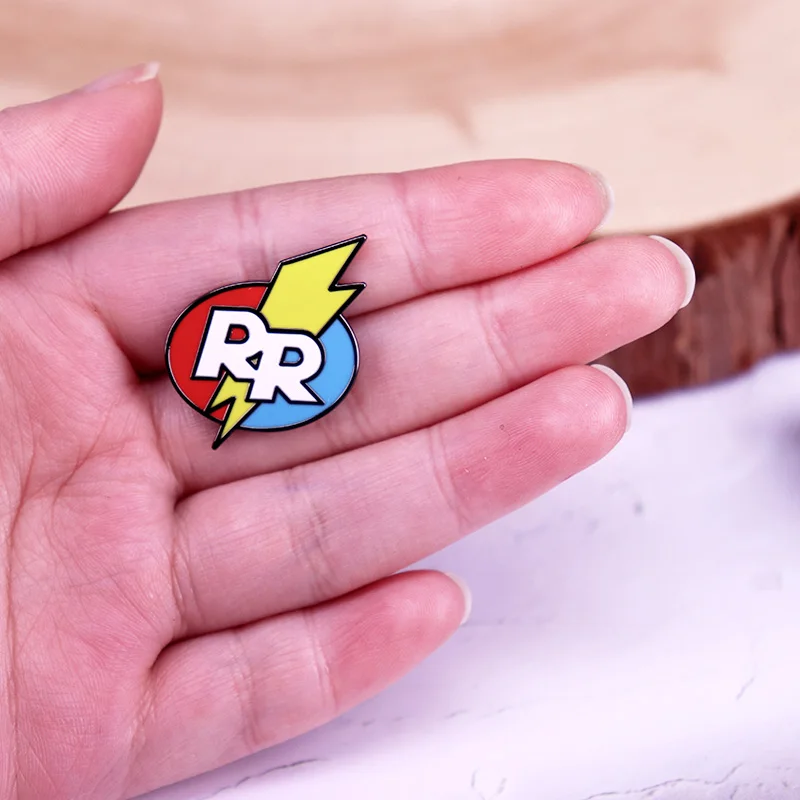 Chip-N-Dale-Rescue-Rangers Logo Badge Animated Movie Enamel Pin - Image 3