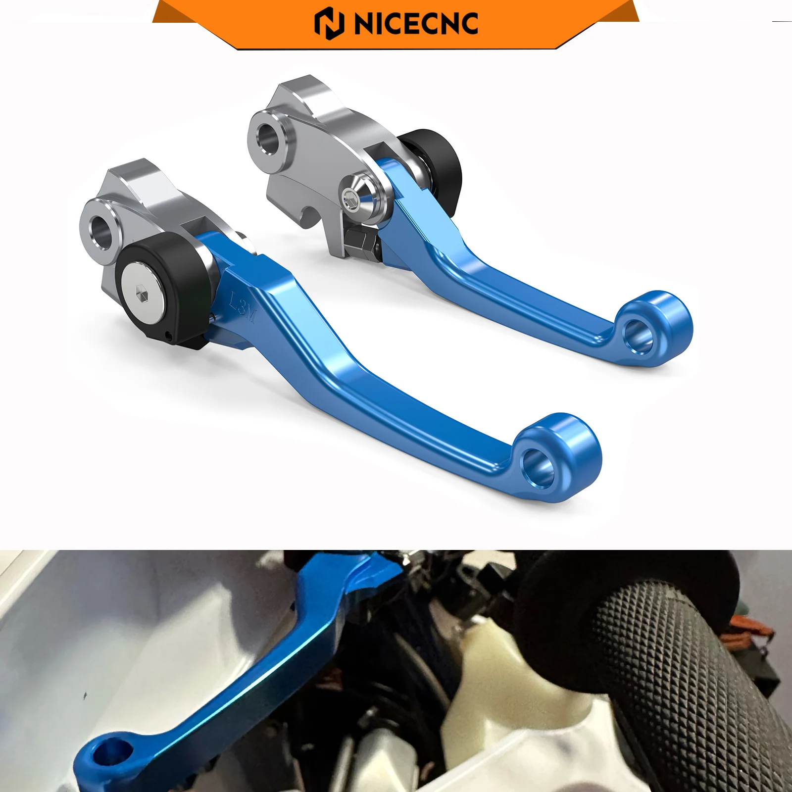 NICECNC مجموعة القابض والفرامل القابلة للطي لـ Husqvarna TE 300 TE250 FE350 FE450 FE501 FE250 2022-2024 GasGas EC 300 2021-2025 #1