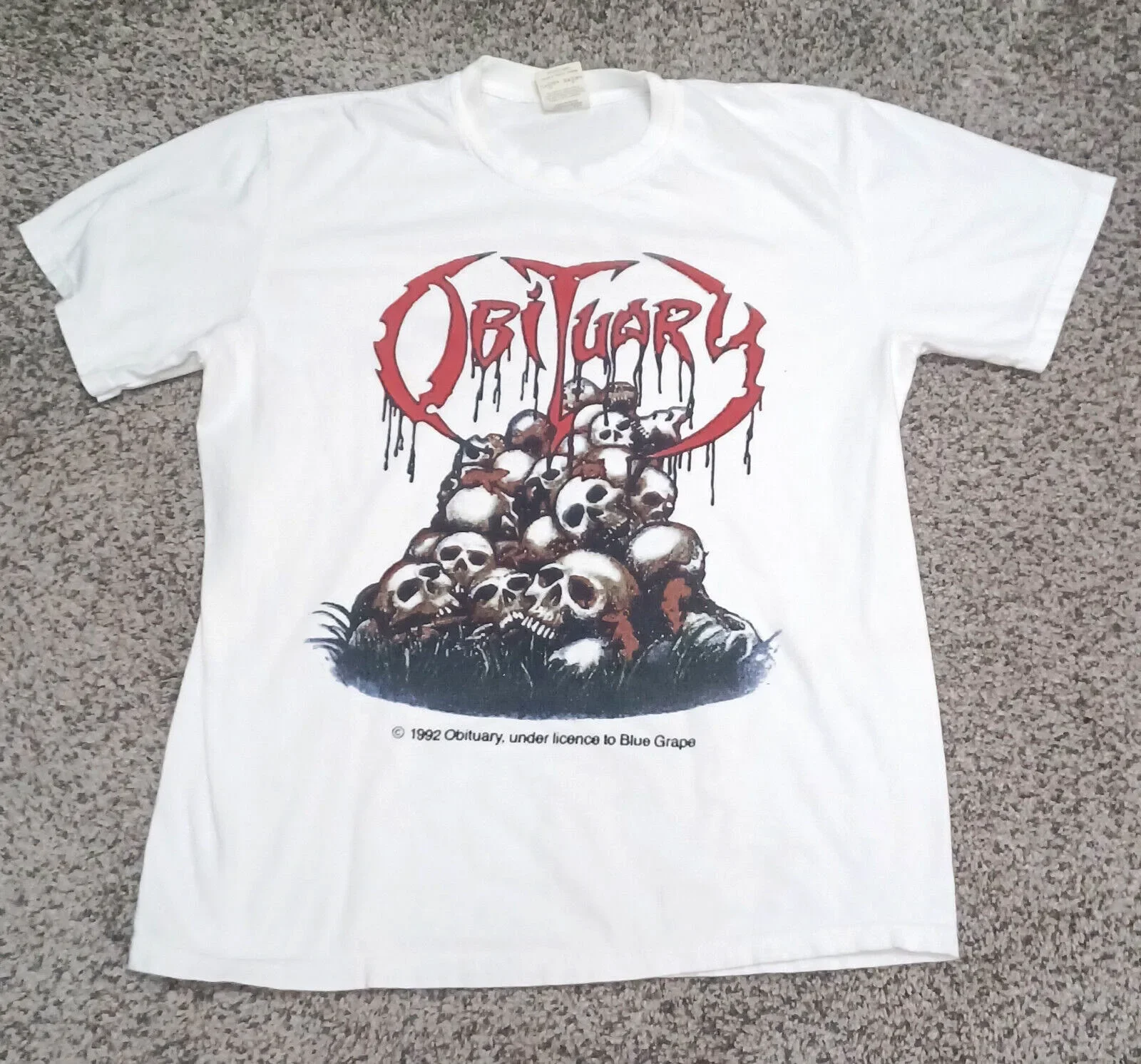 قميص نعي الموت المعدني الموت الجنين البثرة بولت قاذف الذبيحة رحلة السلطة #1