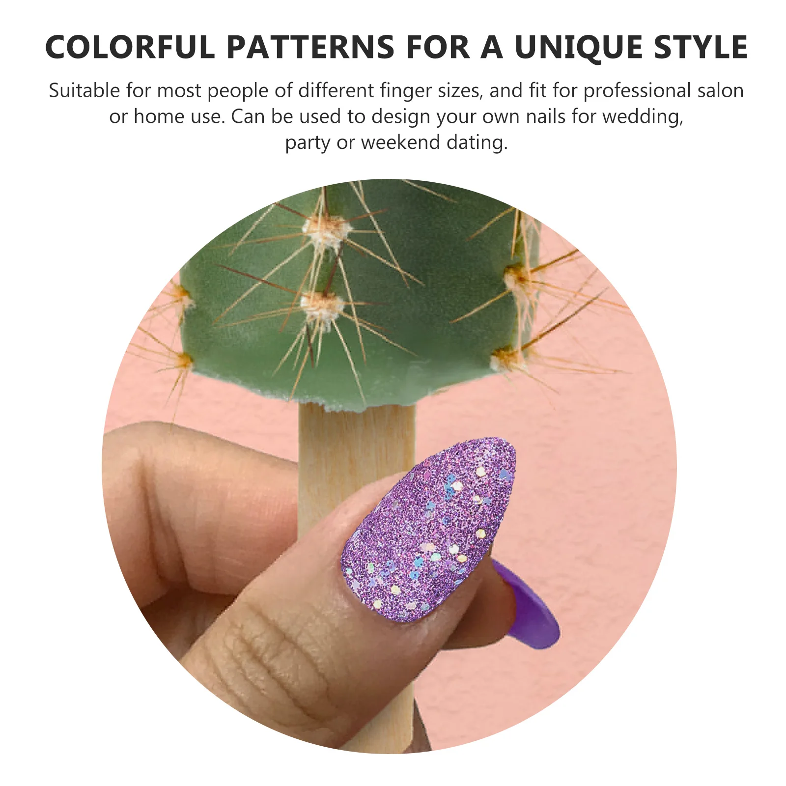 

4 Boxes Full Cover Fake Nails False Nail Tips Detachable Diy Wedding Prom Nail Art Salon Home Use Reusable Safe Elegant Long
