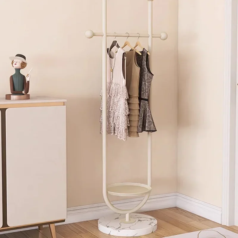 

z Stand Portable Clothes Rack Bedroom Floor Holder Clothes Hanger Hat Rack Home Modern Perchero De Pie Clothing Store Furniture