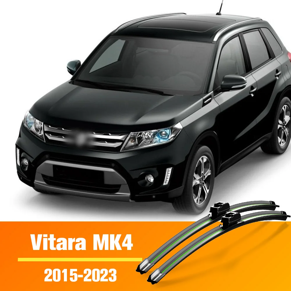 Wiper Front Wiper Blades For Suzuki Vitara MK4 2015 - 2023 2016 2017 2018 2019 Windshield Windscreen Window 24\