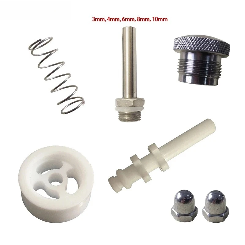 A02/A03 Hand Filler Spare Parts 5-50ml Discharge Piston Screw Spring Set