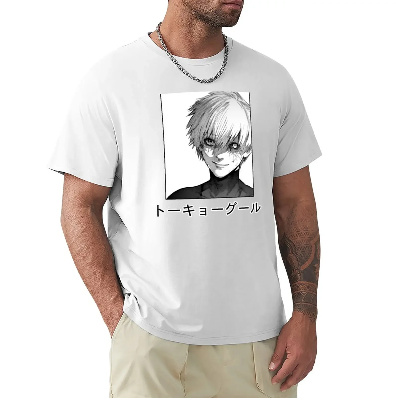 Ken Kaneki T-Shirt graphic t shirt vintage plus sizes mens graphic t-shirts