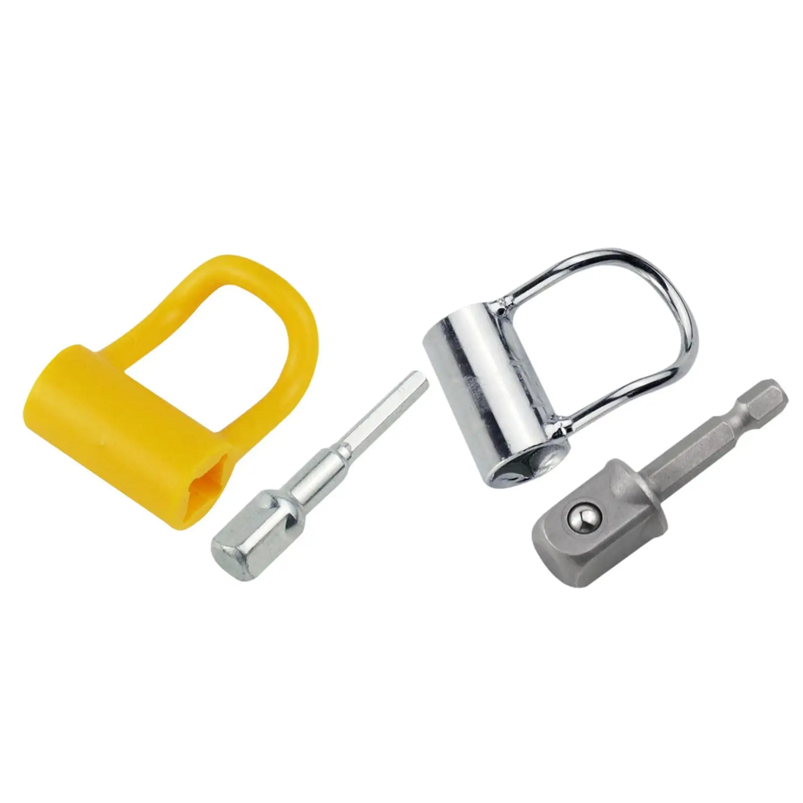 

Угловой ключ для смесителя, портативный инструмент для разборки узких зон для ванной комнаты, подходит для сантехнических ключей 1/4 дюйма и 3/4 дюйма, ручной инструмент