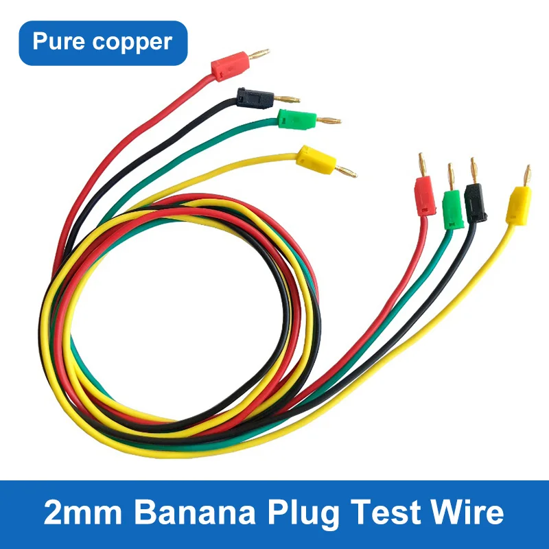 8A 3000A Multimeter Test Leads with 2mm Banana Plugs Test Probes Wire Diameter 2.5mm Multimeter Experiment Replacement Test Wire