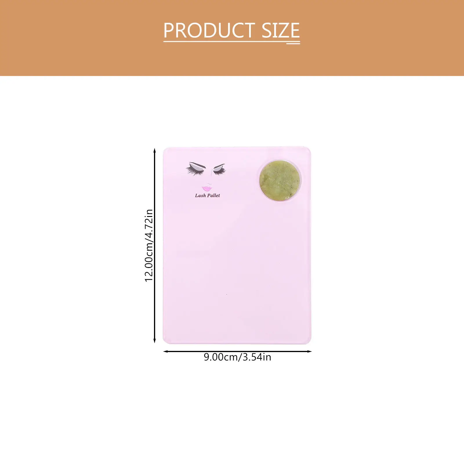 Eyelash Extension Plate Smooth Surface Lash Grafting Pad Display Holder Beauty Salon Tool