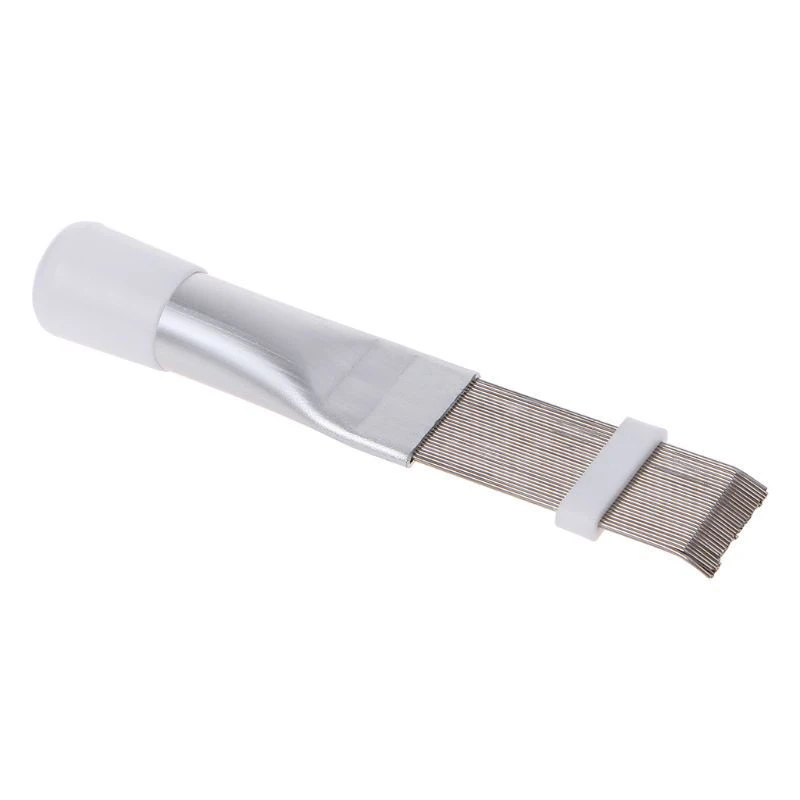 Air Conditioner Fin Cleaning Comb Stainless Steel Condenser Radiator Fin Brush Cleaner Repair Tool Coil Comb Household Cleaning view 4