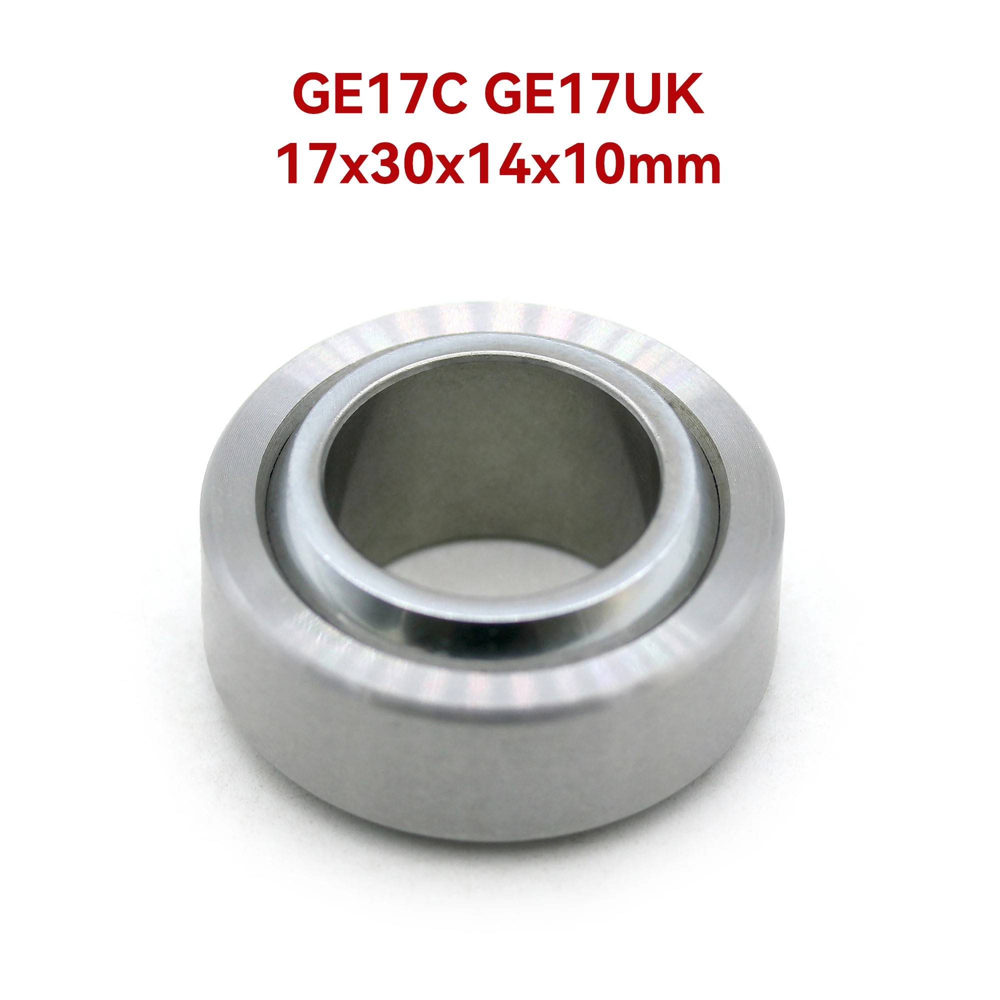 Spherical Plain Bearing GE17UK GE17C GE17‑D SAR1‑17 17x30x14x10mm Radial Plain Spherical Joint Bearing For Machinery Equipment
