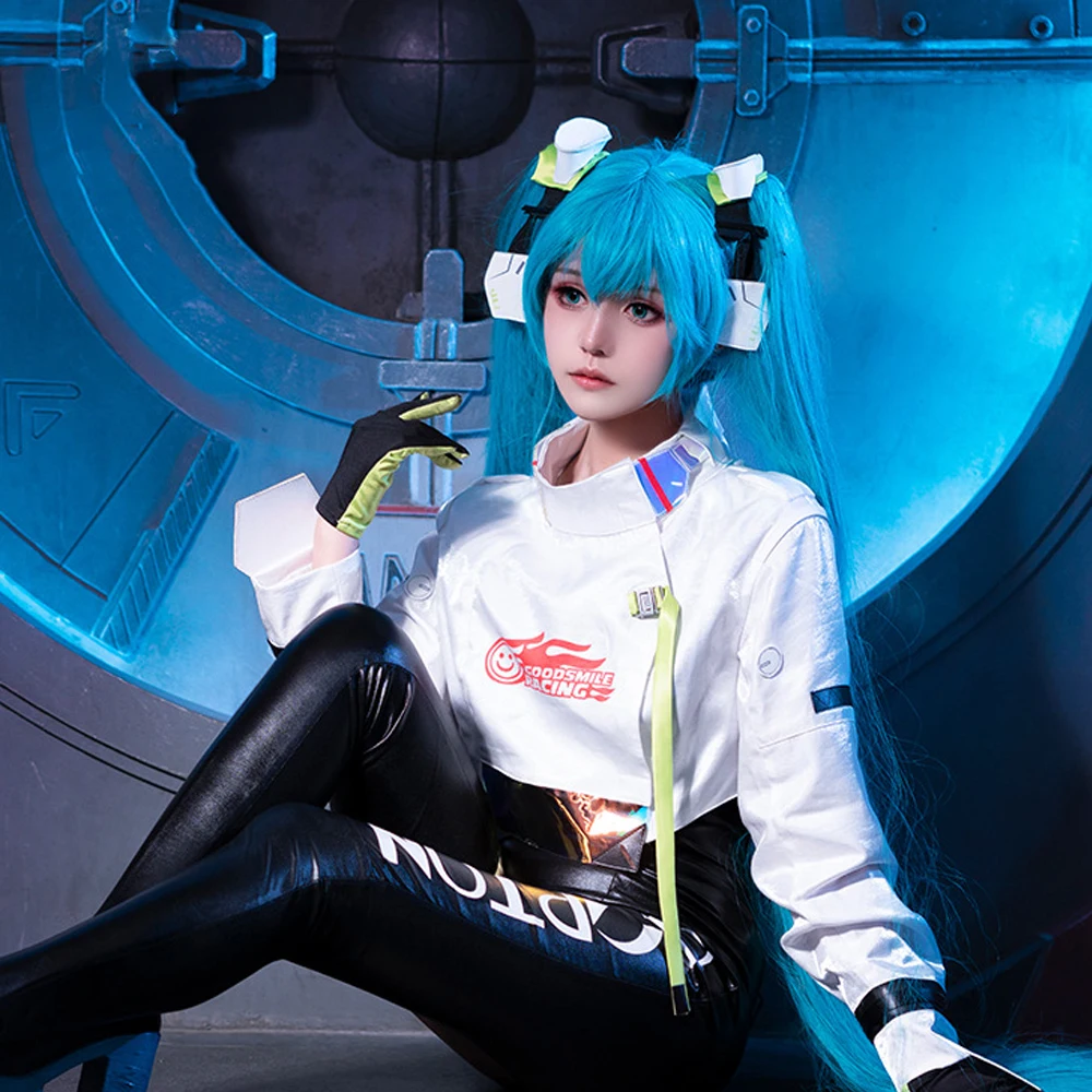 値下げ3/8まで レーシングミク2022 コスプレ衣装フルセット Mサイズ 初音ミク Racing MIKU レーシングミク 2022コスプレ衣装