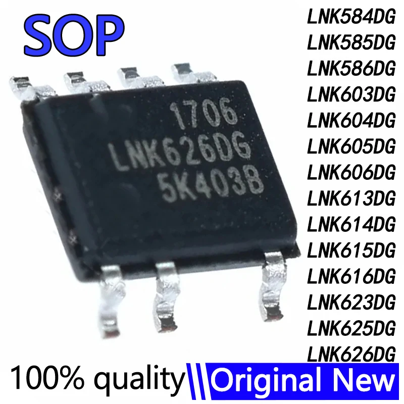 10Pcs LNK584DG LNK585DG LNK586DG LNK603DG LNK604DG LNK605DG LNK606DG LNK613DG LNK614DG LNK615DG LNK616DG LNK623 LNK625 LNK626 DG