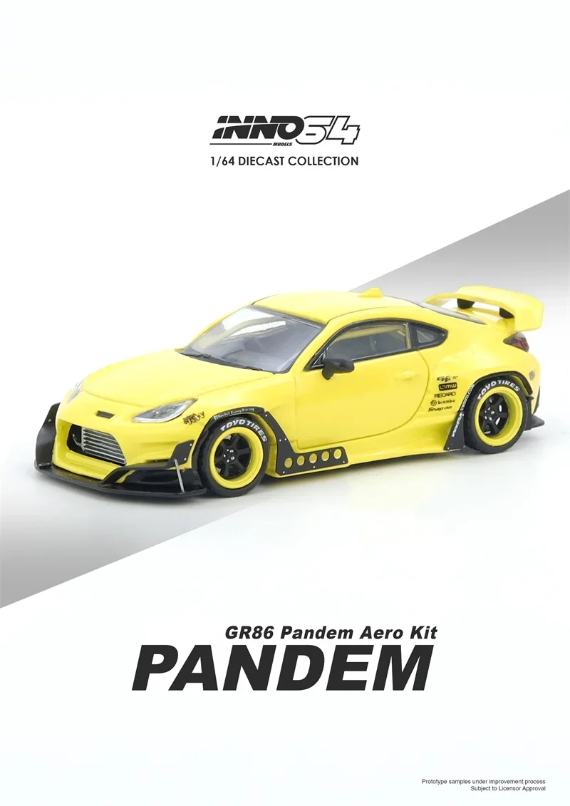 

INNO 1:64 PANDEM GR86 Alloy Vehicle Car Model