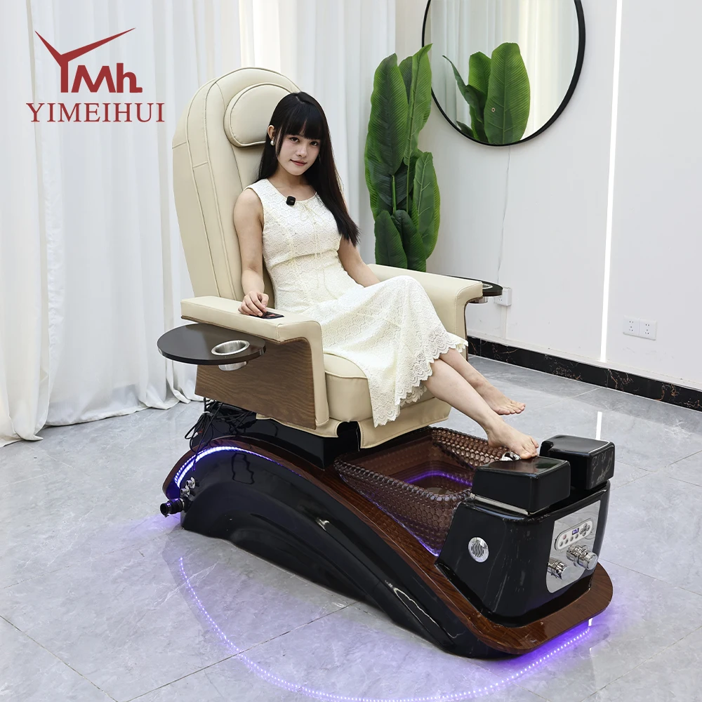 

Luxury salon electric nail manicure sofa body massage foot spa pedicure chair